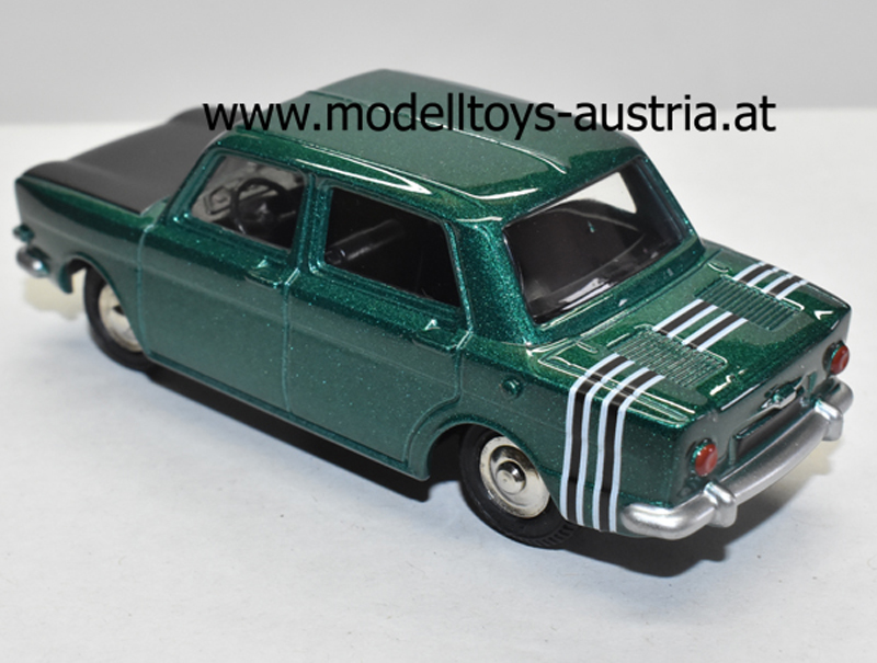 Simca 1000 Rallye 2 Prototype 1975 grün metallik / schwarz 1:43 Dinky Toys