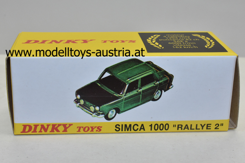Simca 1000 Rallye 2 Prototype 1975 grün metallik / schwarz 1:43 Dinky Toys