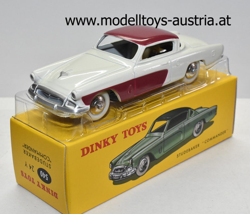 Studebaker Commander Coupe weiss / rot 1:43 Dinky Toys
