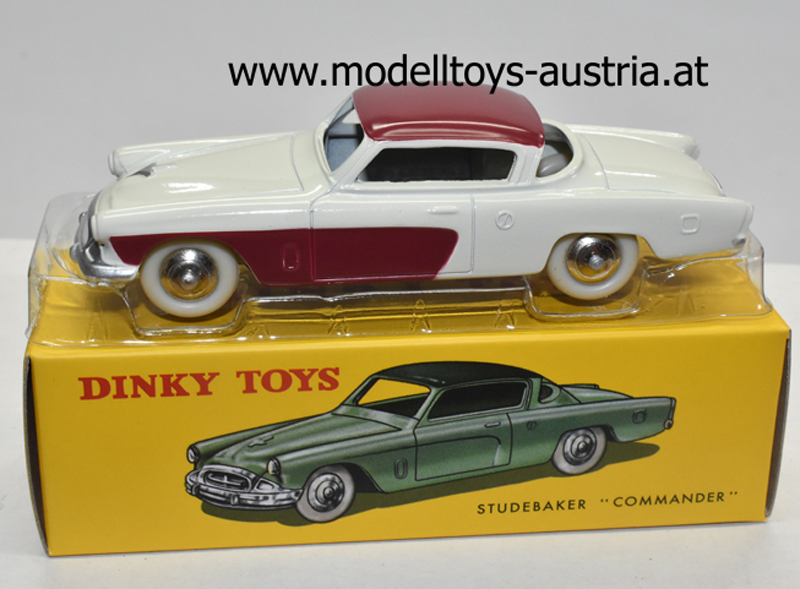 Studebaker Commander Coupe weiss / rot 1:43 Dinky Toys