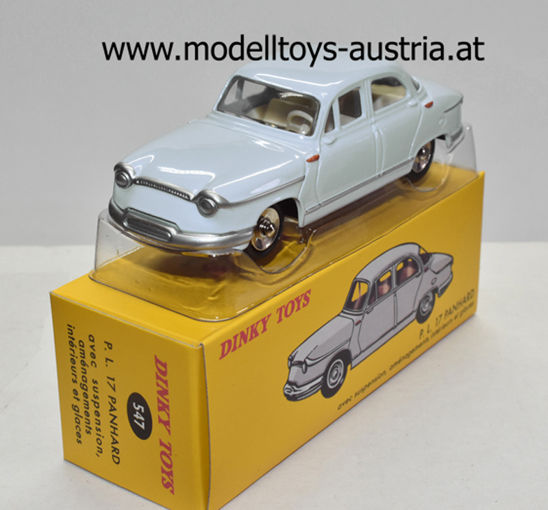 Panhard PL 17 Limousine 1961 hell blaugrau 1:43 Dinky Toys
