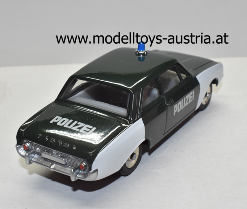 Ford Taunus P3 Limousine 17M POLIZEI weiss / grün 1:43 Dinky Toys