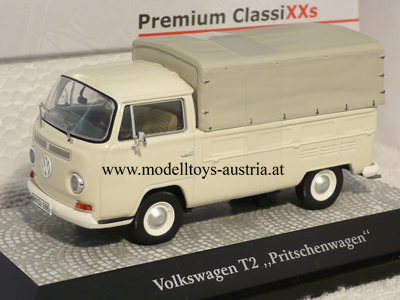 VW T2a Pritschenwagen weiss 1:43