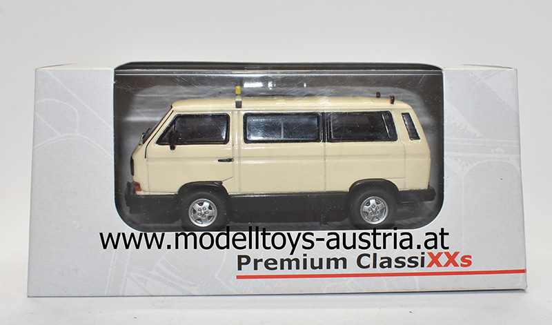 VW T3b Bus Transporter TAXI beige 1:43