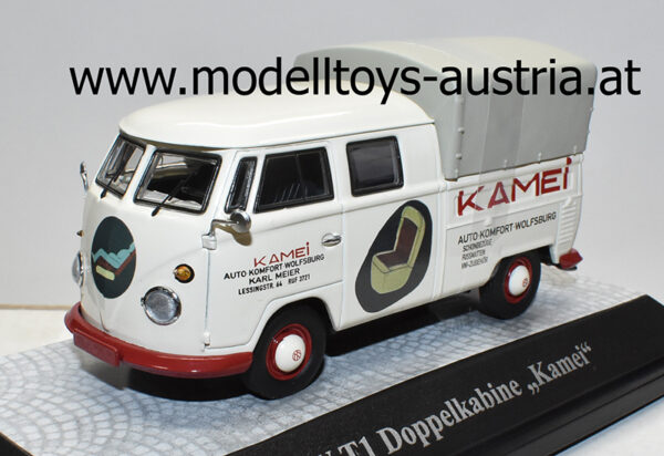 VW T1 Doka Doppelkabine Pritsche Kamei 1:43