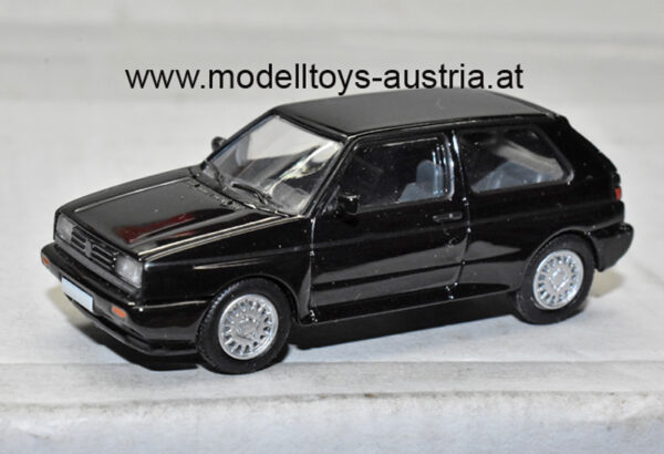 VW Golf II Golf 2 Limousine 1989 - 1991 RALLYE schwarz 1:87 H0