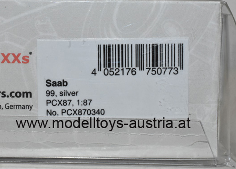 Saab 99 2 türig silber 1:87 H0