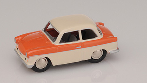 Trabant P50 Limousine 1957 - 1962 hellrot / creme 1:87 HO