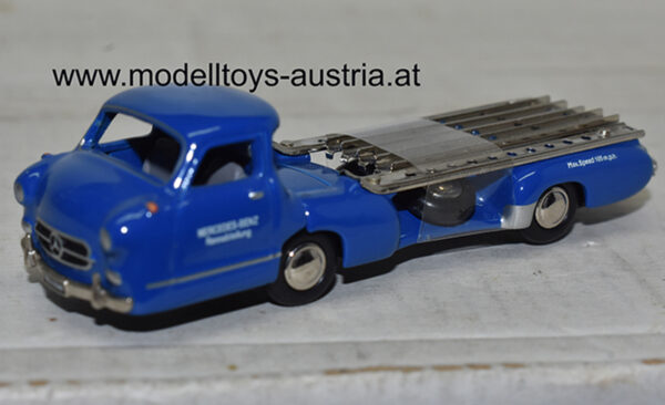 Mercedes Benz Renntransporter Race Truck 1955 Das blaue Wunder 1:87 HO