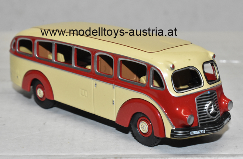 Mercedes Benz LO3500 Bus dunkelrot / creme 1:87 HO