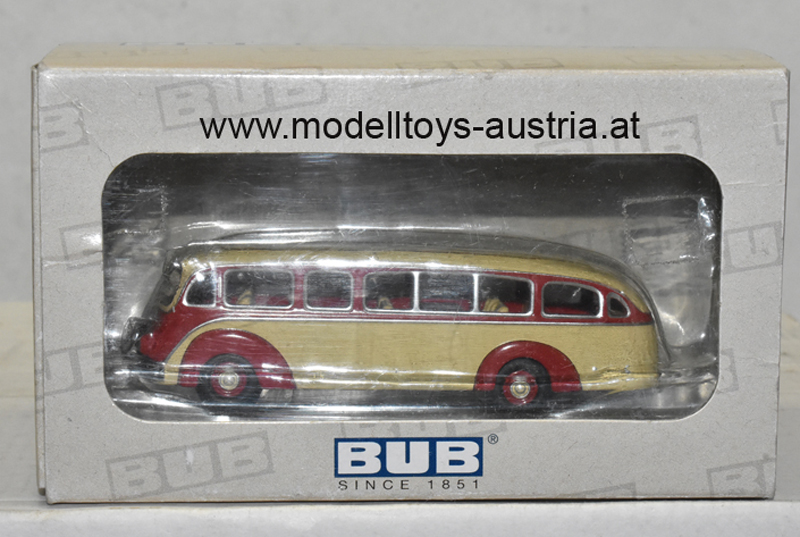 Mercedes Benz LO3500 Bus dunkelrot / creme 1:87 HO