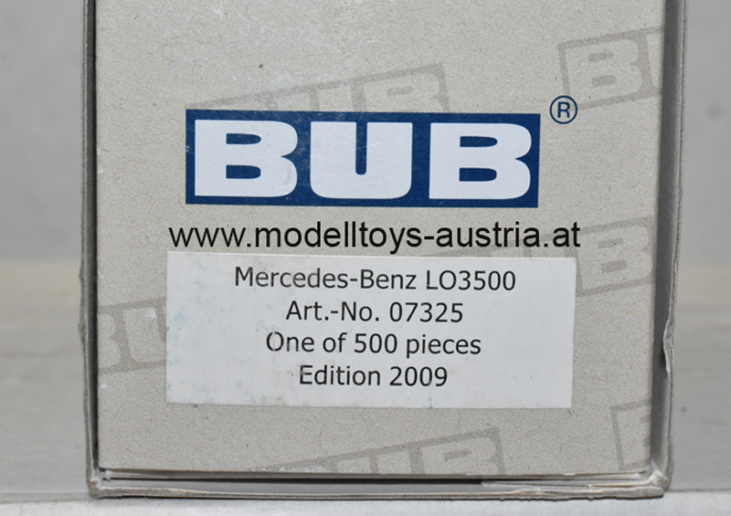 Mercedes Benz LO3500 Bus dunkelrot / creme 1:87 HO