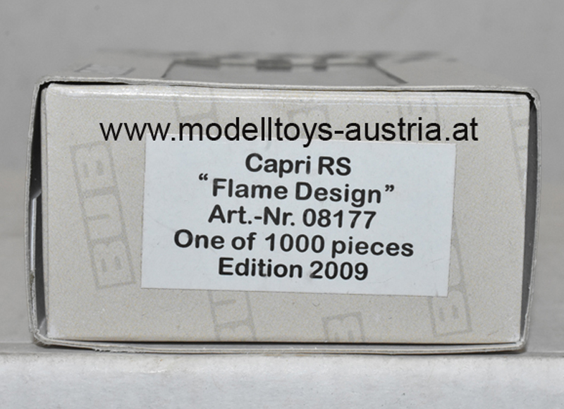 Ford Capri RS 3100 Custom FLAMMEN DESIGN 1:87 HO