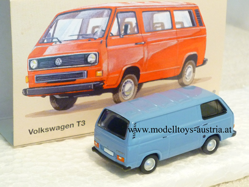 VW T3a Kastenwagen blau 1:87 HO