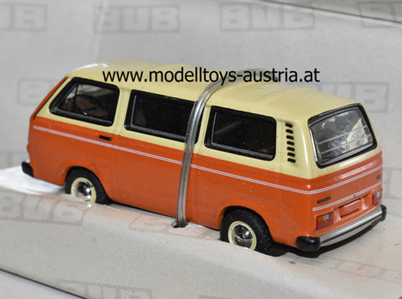 VW T3 Bus orange / beige 1:87 HO