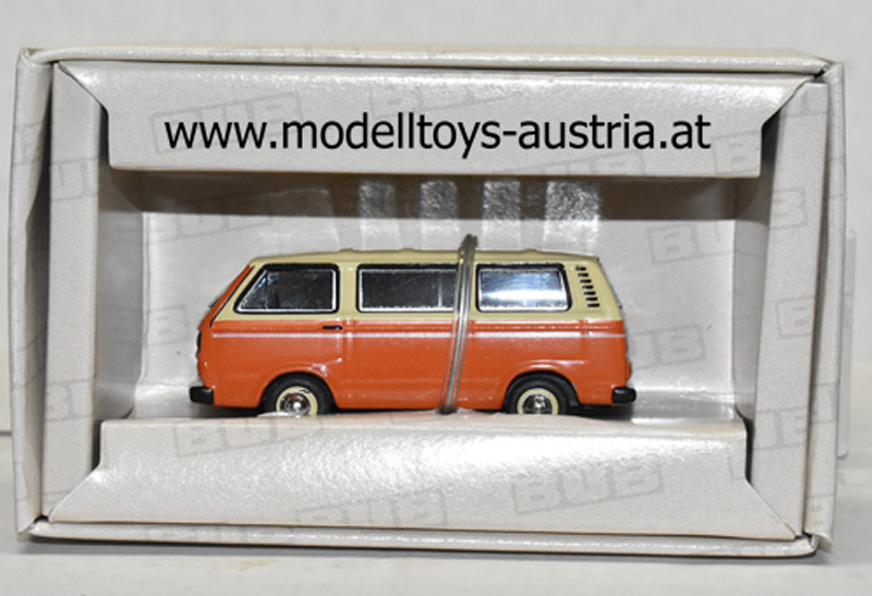 VW T3 Bus orange / beige 1:87 HO
