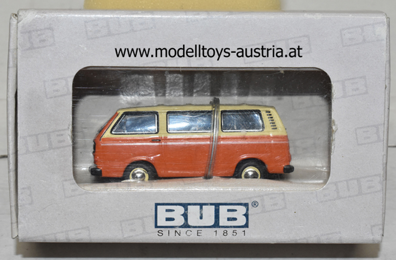 VW T3 Bus orange / beige 1:87 HO