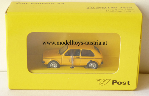 VW Golf I Limousine 2-türig 1974 Österreichische Post 1980 1:87