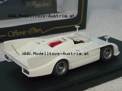 Porsche 908/3LH PRESENTATION Le Mans 1975 weiss 1:43