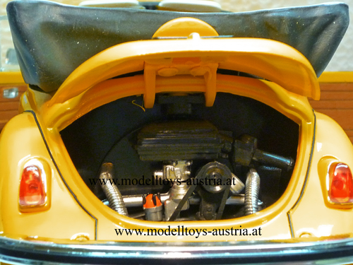 VW Käfer 1302 Cabrio LS 1970 gelb 1:18
