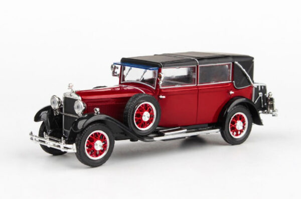 Skoda 860 Cabrio geschlossen 1932 schwarz / red 1:43