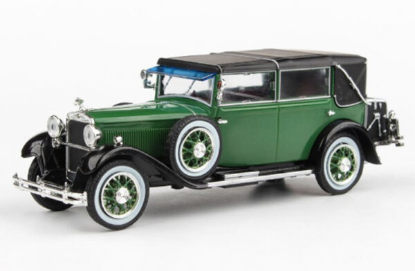 Skoda 860 Cabrio geschlossen 1932 schwarz / grün 1:43