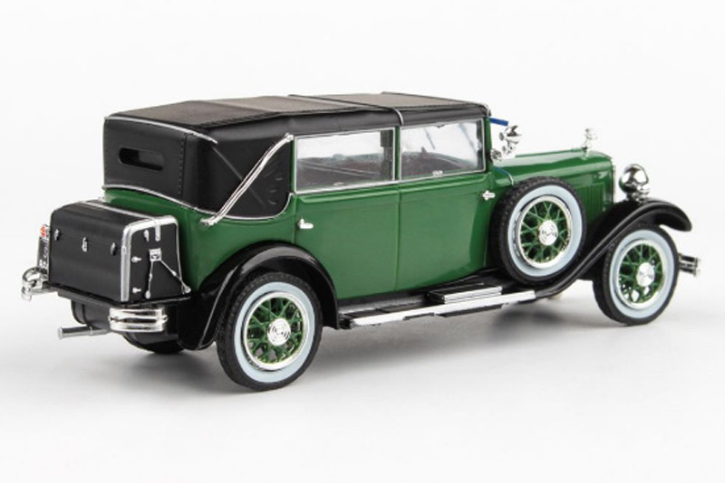 Skoda 860 Cabrio geschlossen 1932 schwarz / grün 1:43