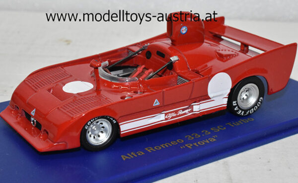 Alfa Romeo 33.3 SC Turbo PROVA rot 1:43