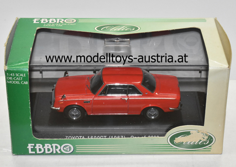 Toyota Corona RT50 1600 GT Coupe 1967 rot 1:43