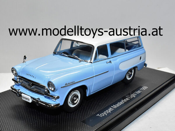 Toyota Toyopet Masterline Light Van Kombi 1959 hell blau 1:43