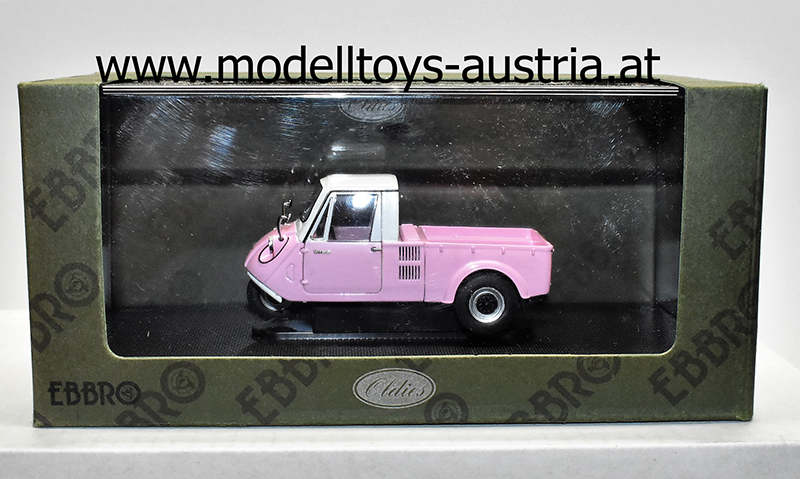 Mazda K360 3 Rad Pritschenwagen Pick Up rosa 1:43
