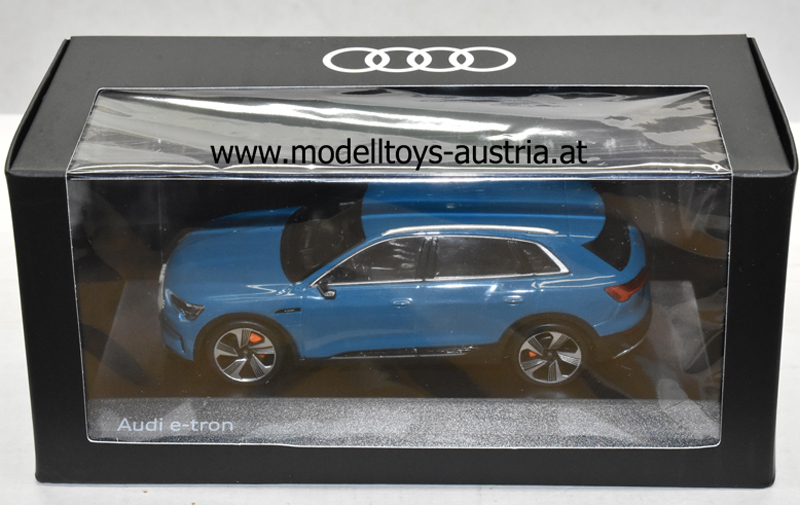 Audi E Tron 2019 antigua blau 1:43 Elektro Mobilität