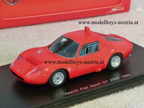 Fiat Abarth Sport OT 2000 1965 rot 1:43