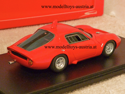 Fiat Abarth Sport OT 2000 1965 rot 1:43