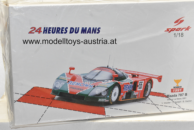 Mazda 787 B 1991 Sieger Le Mans WEIDLER / HERBERT / GACHOT 1:18
