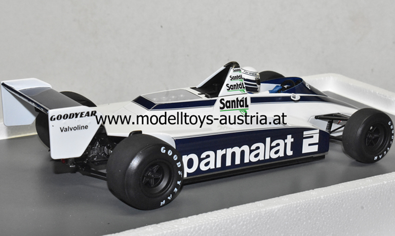 Brabham BT49D Ford 1982 Riccardo PATRESE Sieger Monaco GP Monte Carlo 1:18