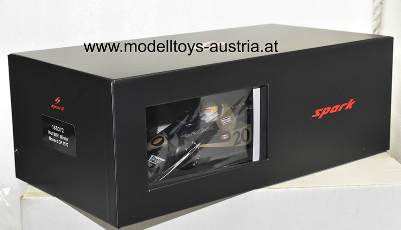 Wolf WR1 Ford 1977 Jody SCHECKTER Sieger Monaco GP Monte Carlo 1:18 Spark