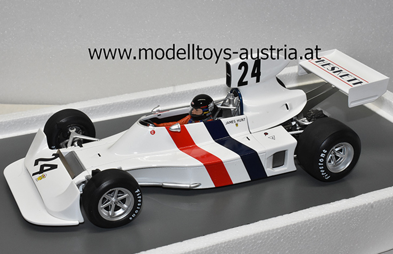 Hesketh 308 Ford 1974 James HUNT Schweden GP 3. Platz 1:18 Spark