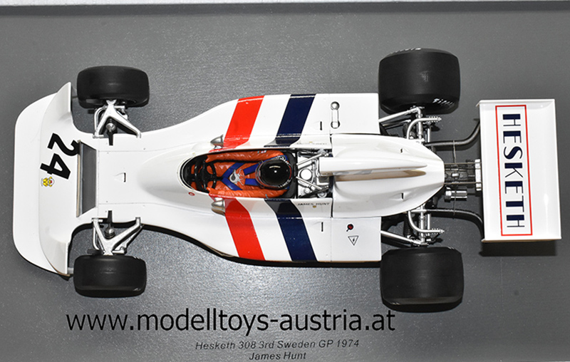 Hesketh 308 Ford 1974 James HUNT Schweden GP 3. Platz 1:18 Spark