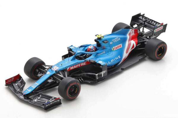 Alpine A521 Renault 2021 Esteban OCON Bahrain GP 1:18 Spark