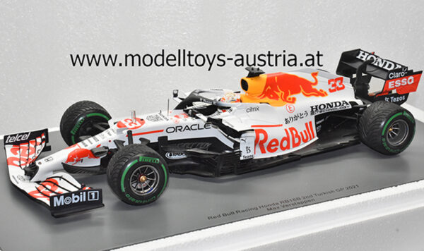 Red Bull Racing RB16B Honda 2021 Max VERSTAPPEN Weltmeister Türkei GP 1:18 Spark