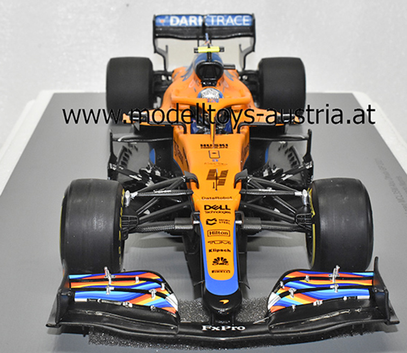 McLaren MCL35M Mercedes 2021 Lando NORRIS Abu Dhabi GP 1:18 Spark