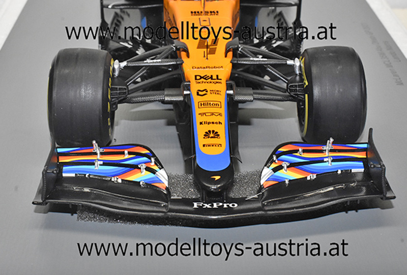 McLaren MCL35M Mercedes 2021 Lando NORRIS Abu Dhabi GP 1:18 Spark