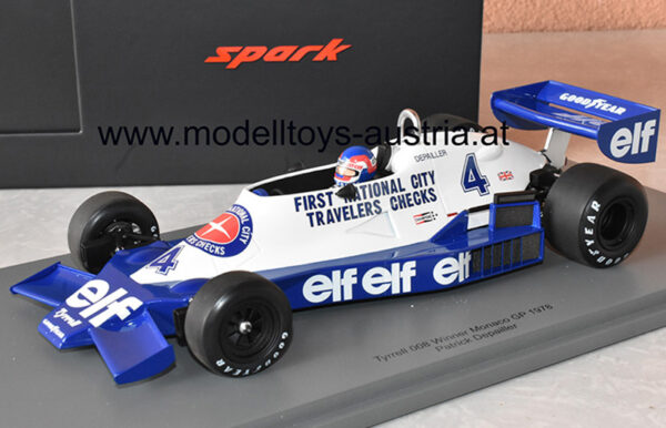 Tyrrell 008 Ford 1978 Patrick DEPAILLER Sieger Monaco GP Monte Carlo 1:18