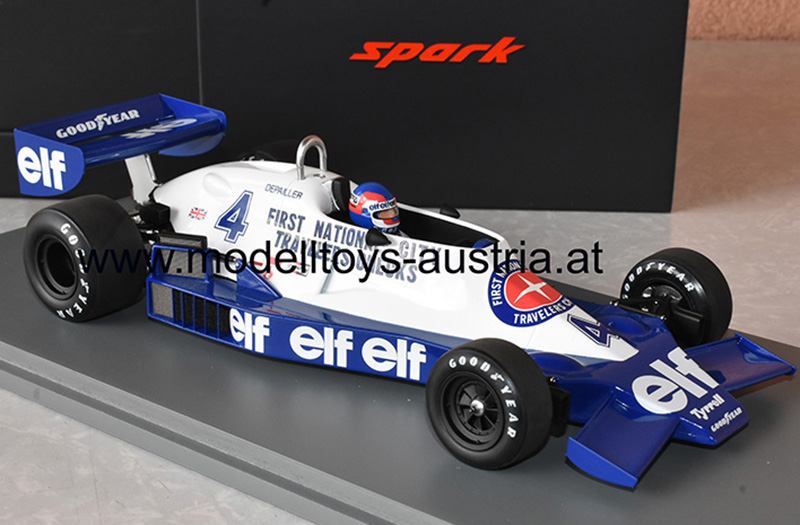 Tyrrell 008 Ford 1978 Patrick DEPAILLER Sieger Monaco GP Monte Carlo 1:18