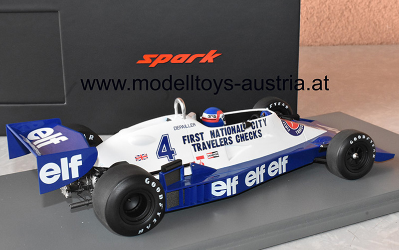 Tyrrell 008 Ford 1978 Patrick DEPAILLER Sieger Monaco GP Monte Carlo 1:18
