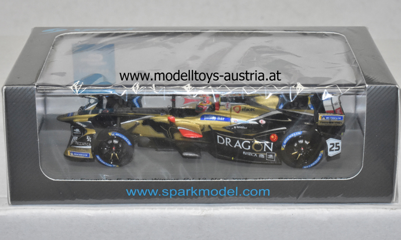 Saison 4 2017 / 2018 Techeetah Formula E Team CHAMPION Jean-Eric VERGNE New York ePrix 1:43
