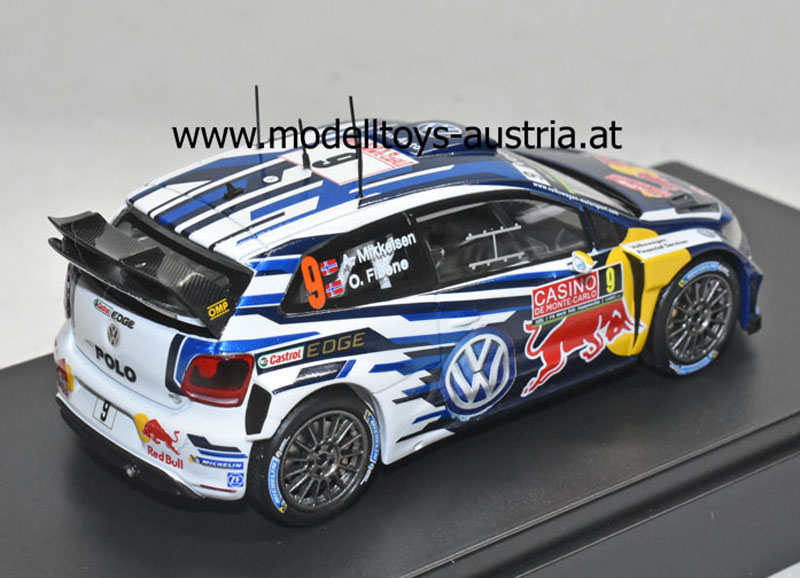 VW Polo R WRC 2015 Andreas MIKKELSEN / Ola FLOENE Rally Monte Carlo 1:43