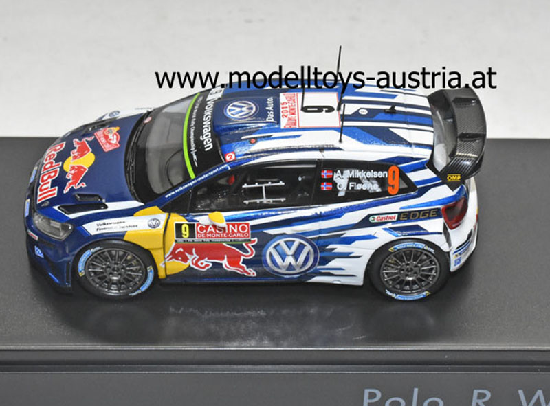 VW Polo R WRC 2015 Andreas MIKKELSEN / Ola FLOENE Rally Monte Carlo 1:43