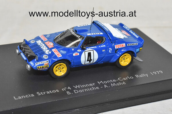 Lancia Stratos 1979 Rally Monte Carlo Sieger DARNICHE / MAHE 1:87 H0